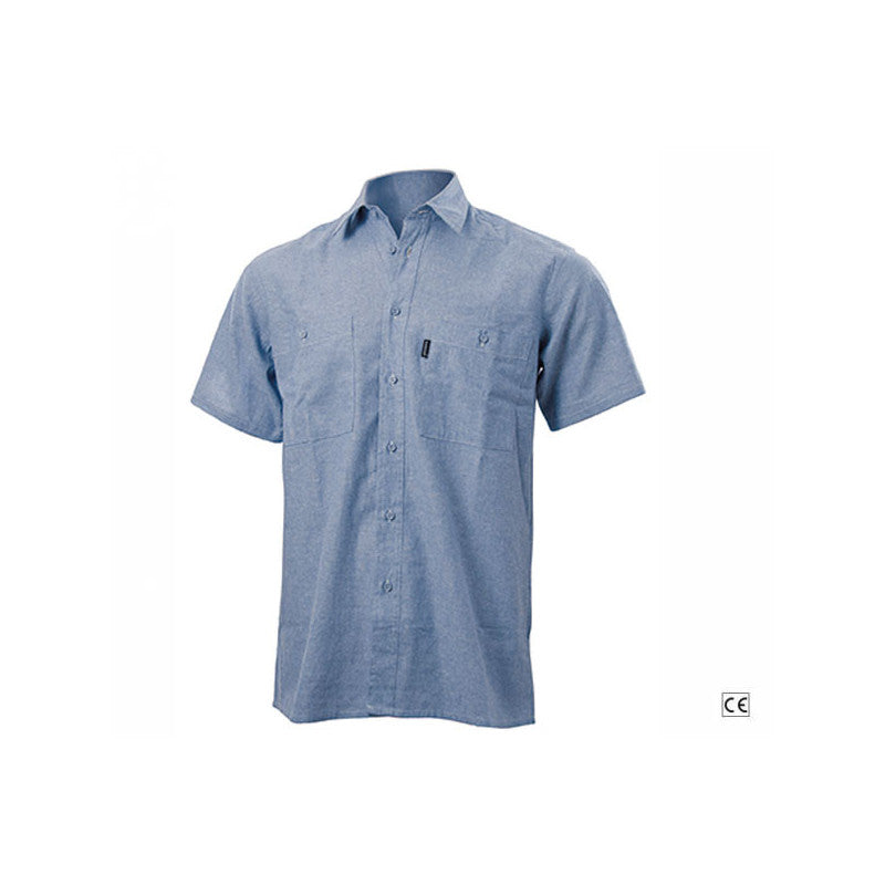 CAMICIA CELESTE UOMO CON TASCHINO